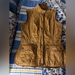 Barbour Women's Tan Quilted Vest